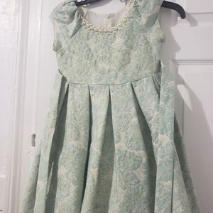 Jacquard print dress